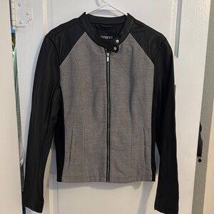 Express Black and Gray Women's Jacket